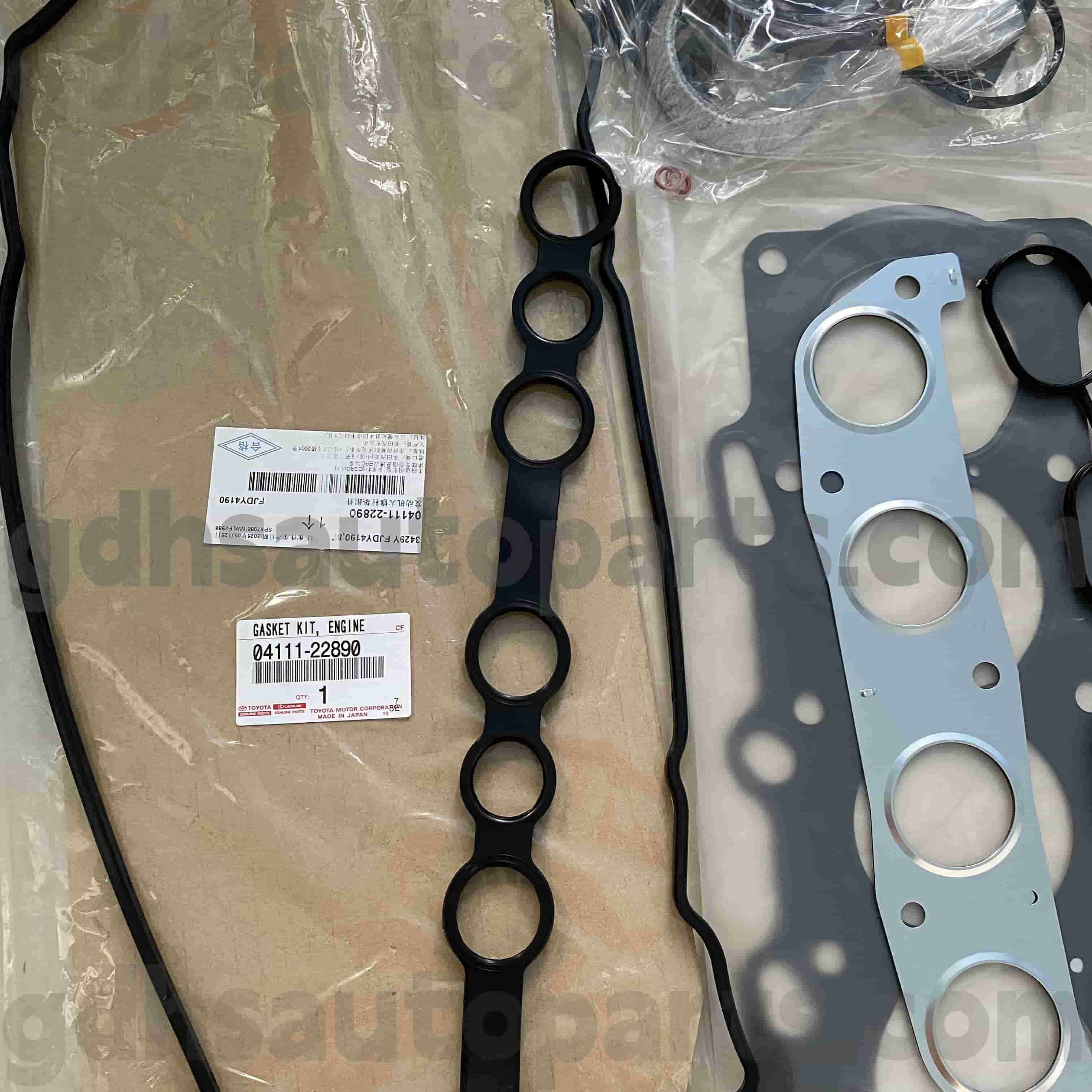 04111-22890 Toyota Шынайы бөліктері королла үшін күрделі қарама-қарсы жинақ