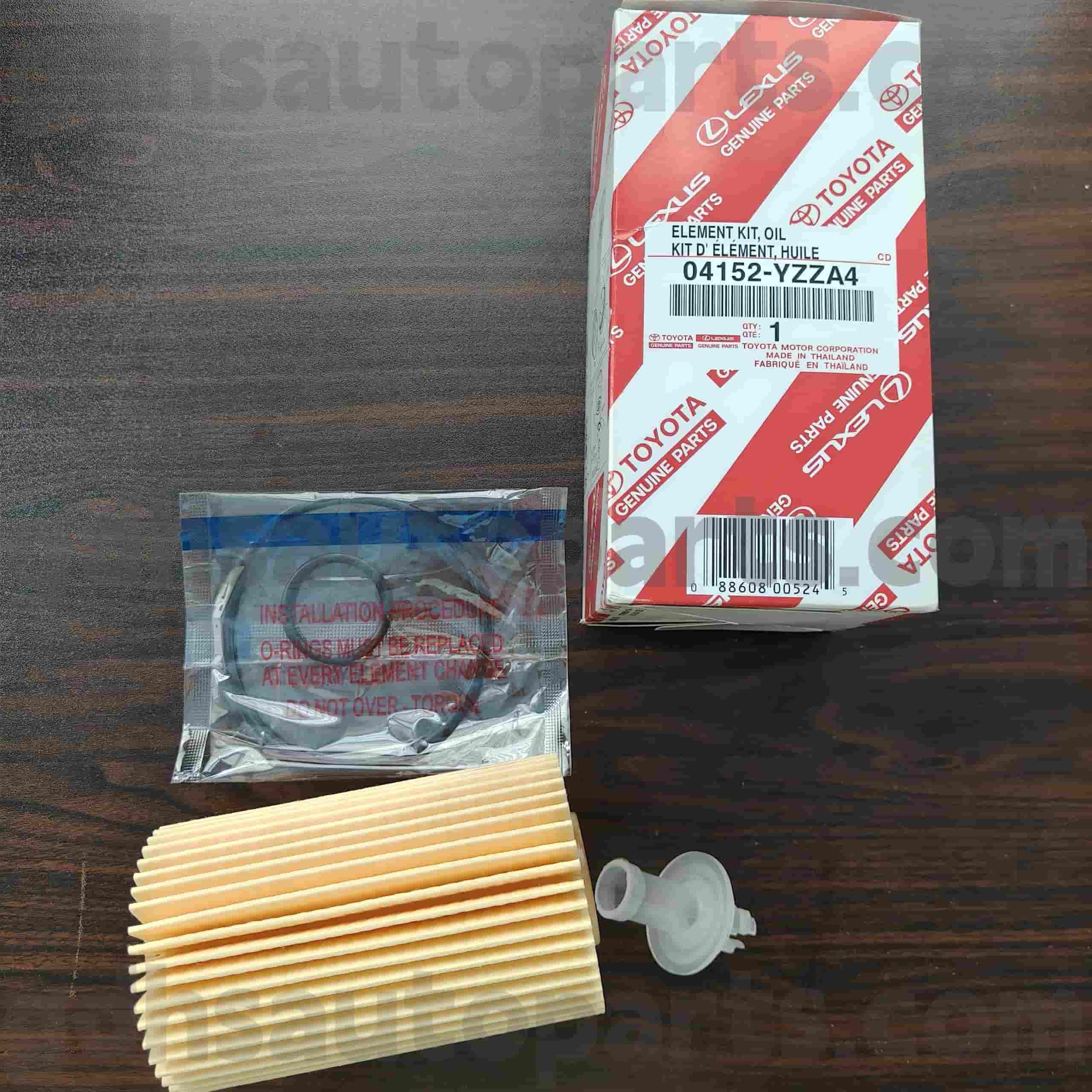 04152-yzza4 Toyota Toyota Toyota үшін майдың сүзгісі