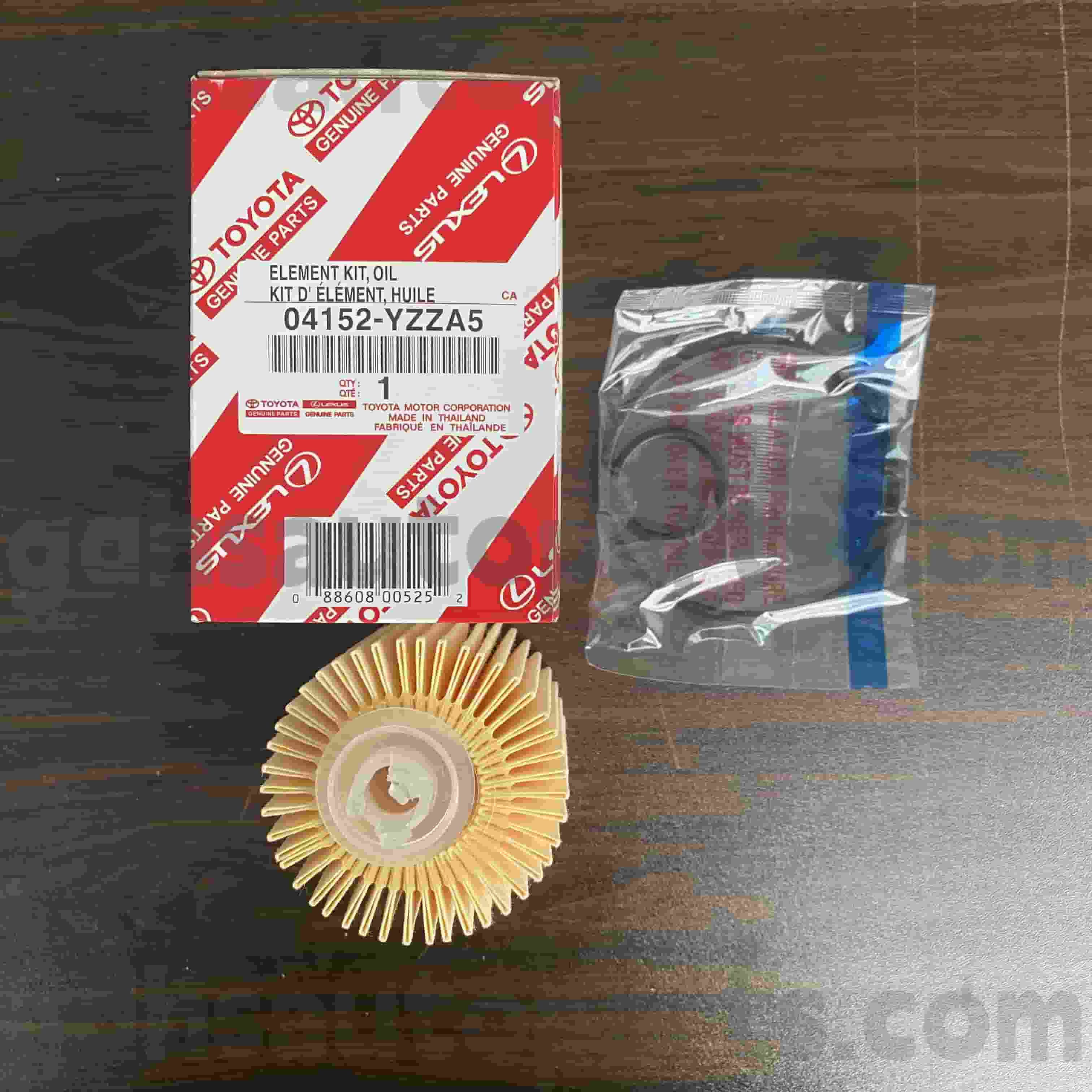 04152-yzza5 Toyota түпнұсқа бөліктері Toyota үшін майлы сүзгі