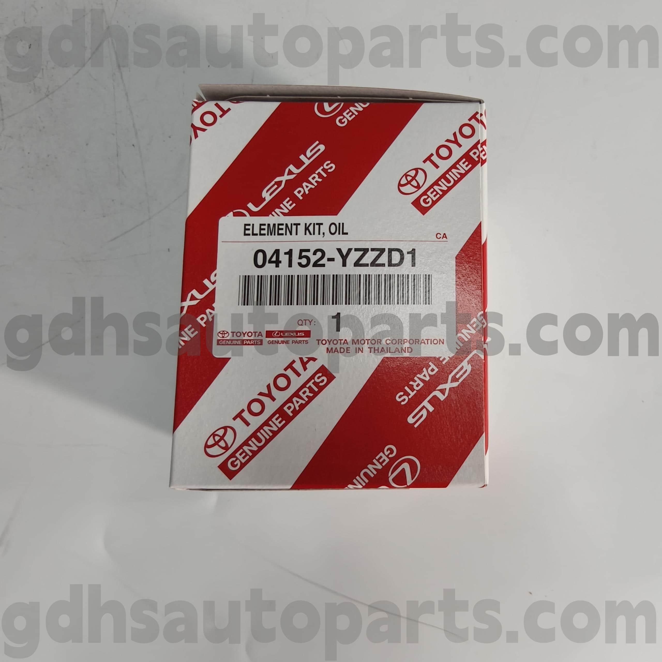 04152-YZZD1 Toyota Шынайы бөліктері Шасси үшін майлы сүзгі жоқ. ASU40 GSU45
