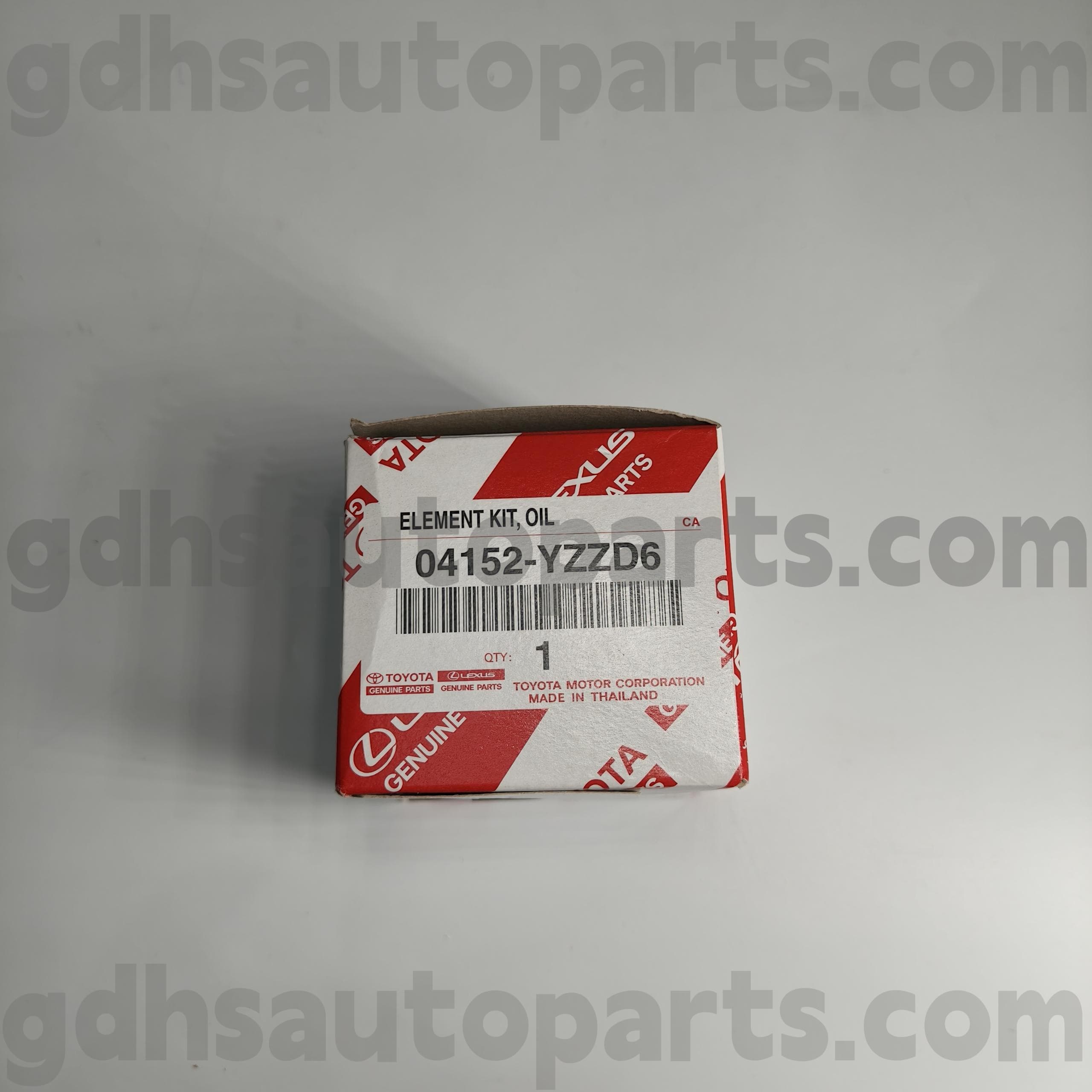04152-YZZD6 Toyota түпнұсқа бөліктері Toyota үшін майдың сүзгісі