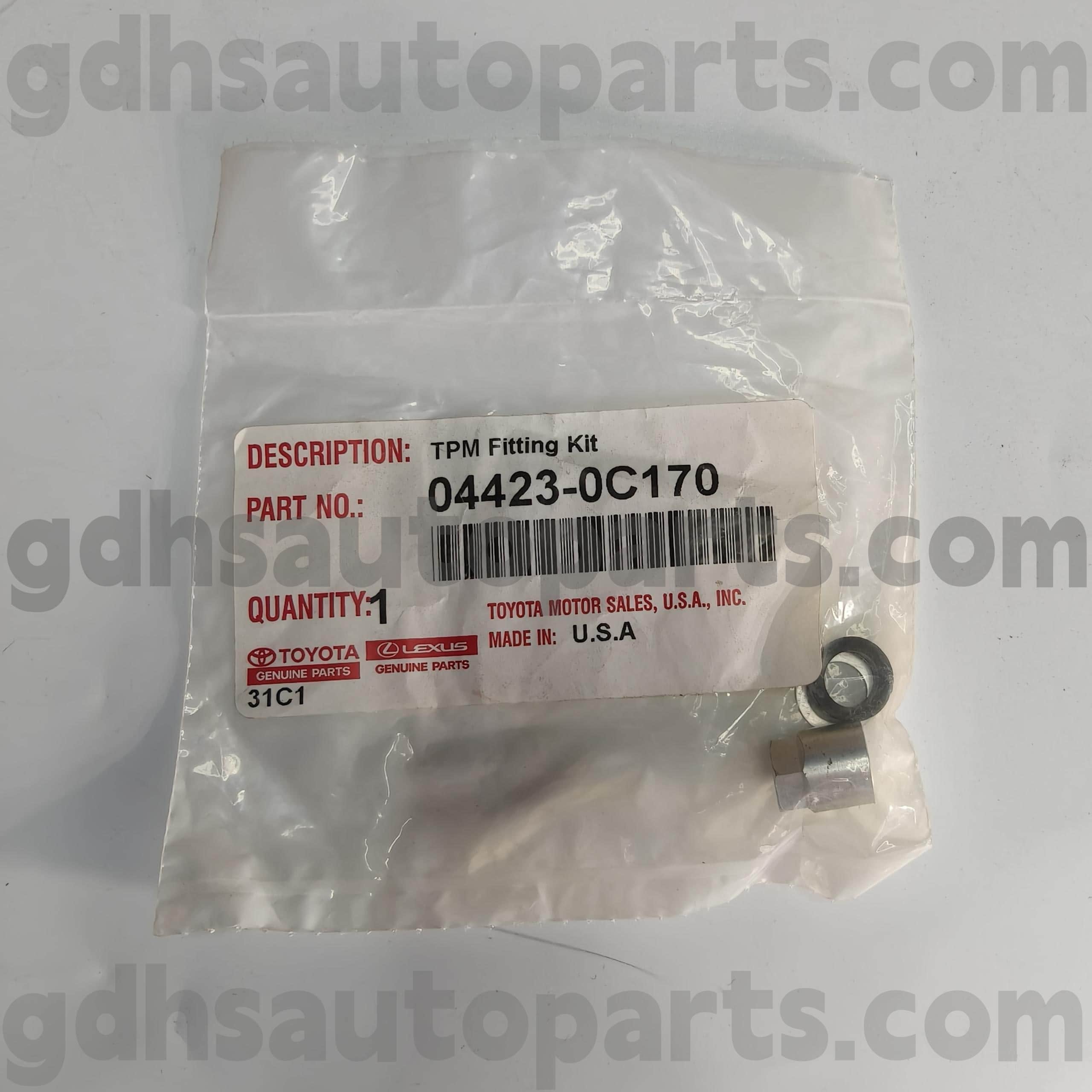 04423-0c170 Toyota түпнұсқа бөлшектері Сиенна, таулы (NAP) шассиге арналған Stem қақпағы. GSL3 #