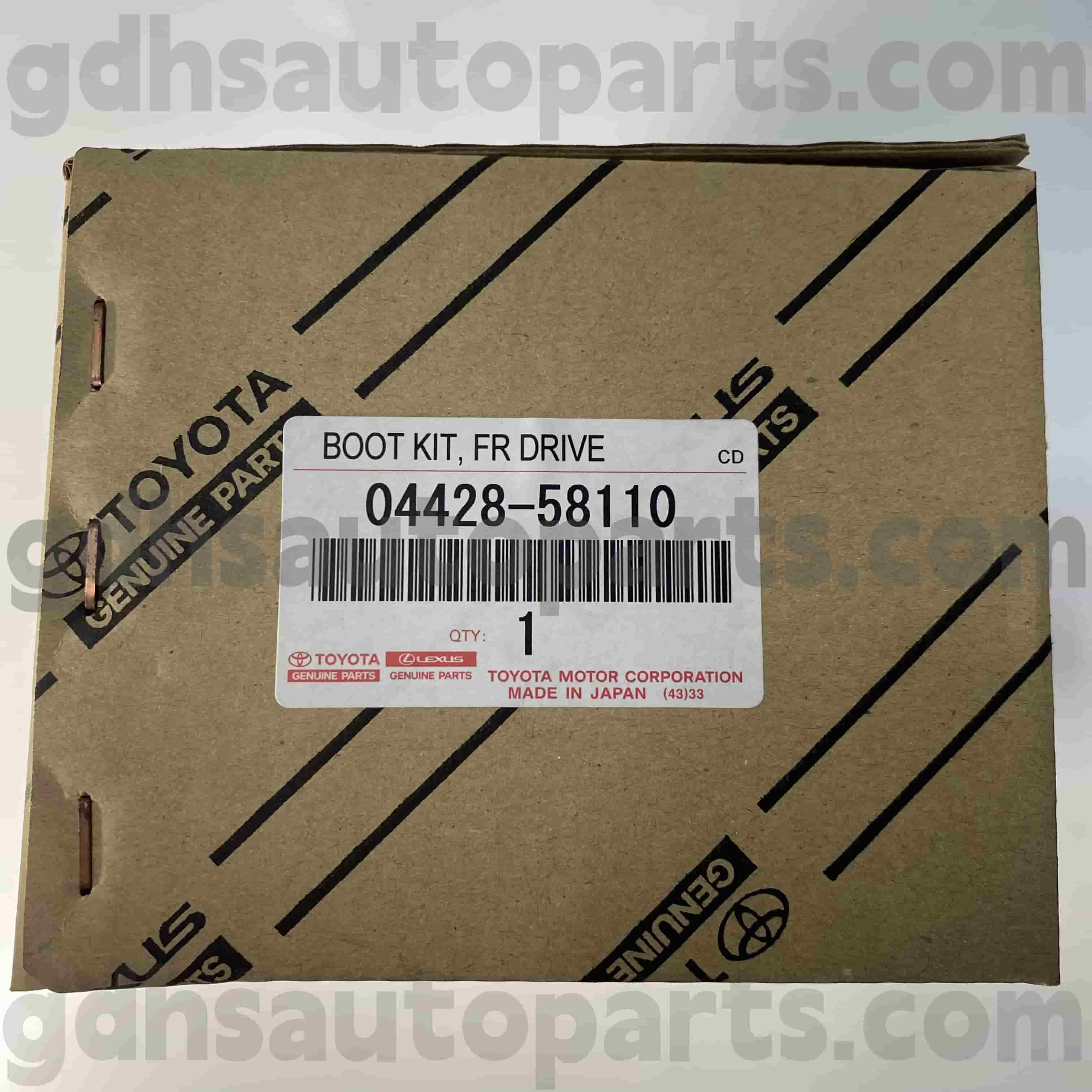 04428-58110 Toyota шынайы бөліктері Альфордқа арналған алдыңғы драйвер-бүйірлік CV жүктеу, Lexus LM351 шасси жоқ. GGH30
