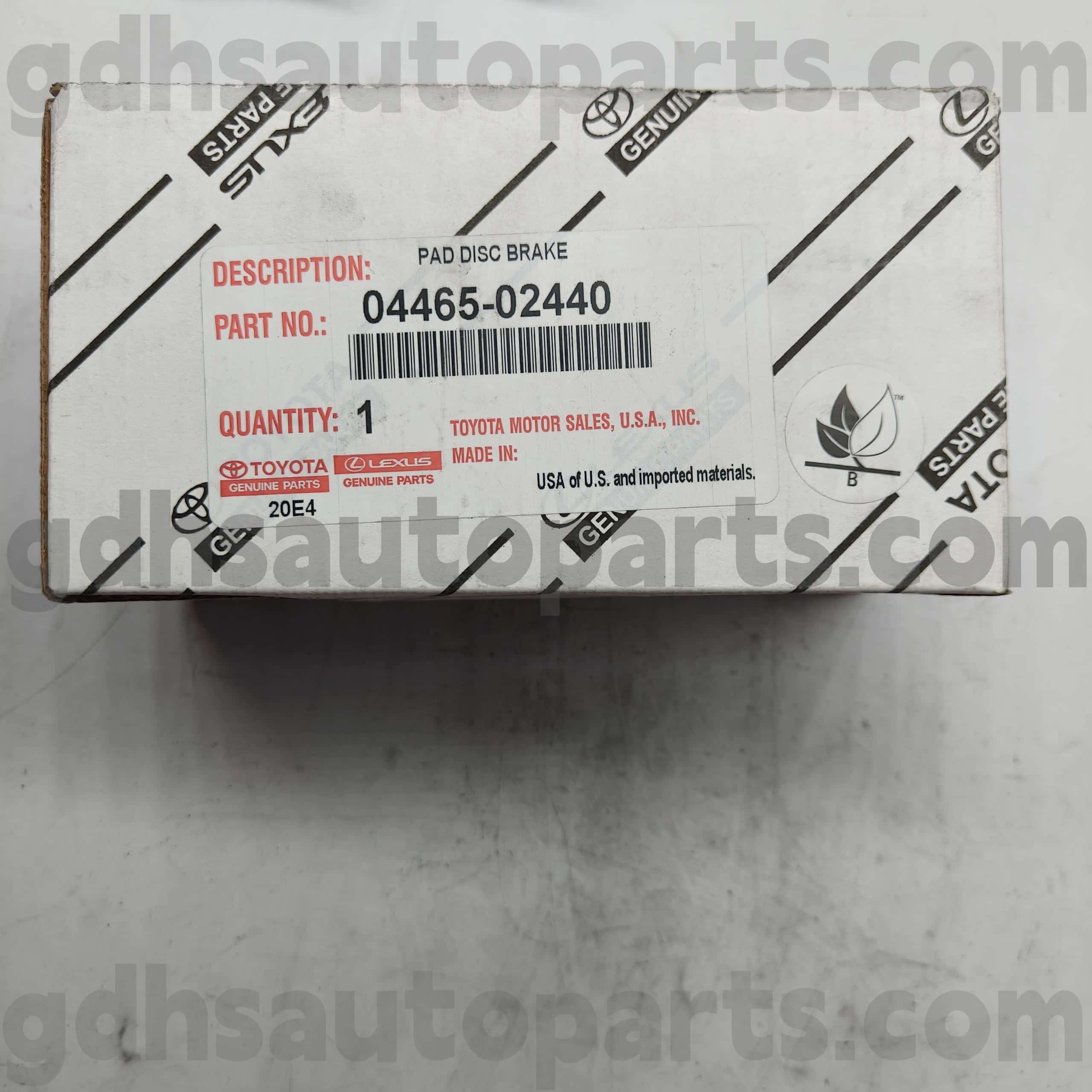 04465-02440 Toyota шынайы бөліктері Sequoia, Tundra Chassis No. USK65