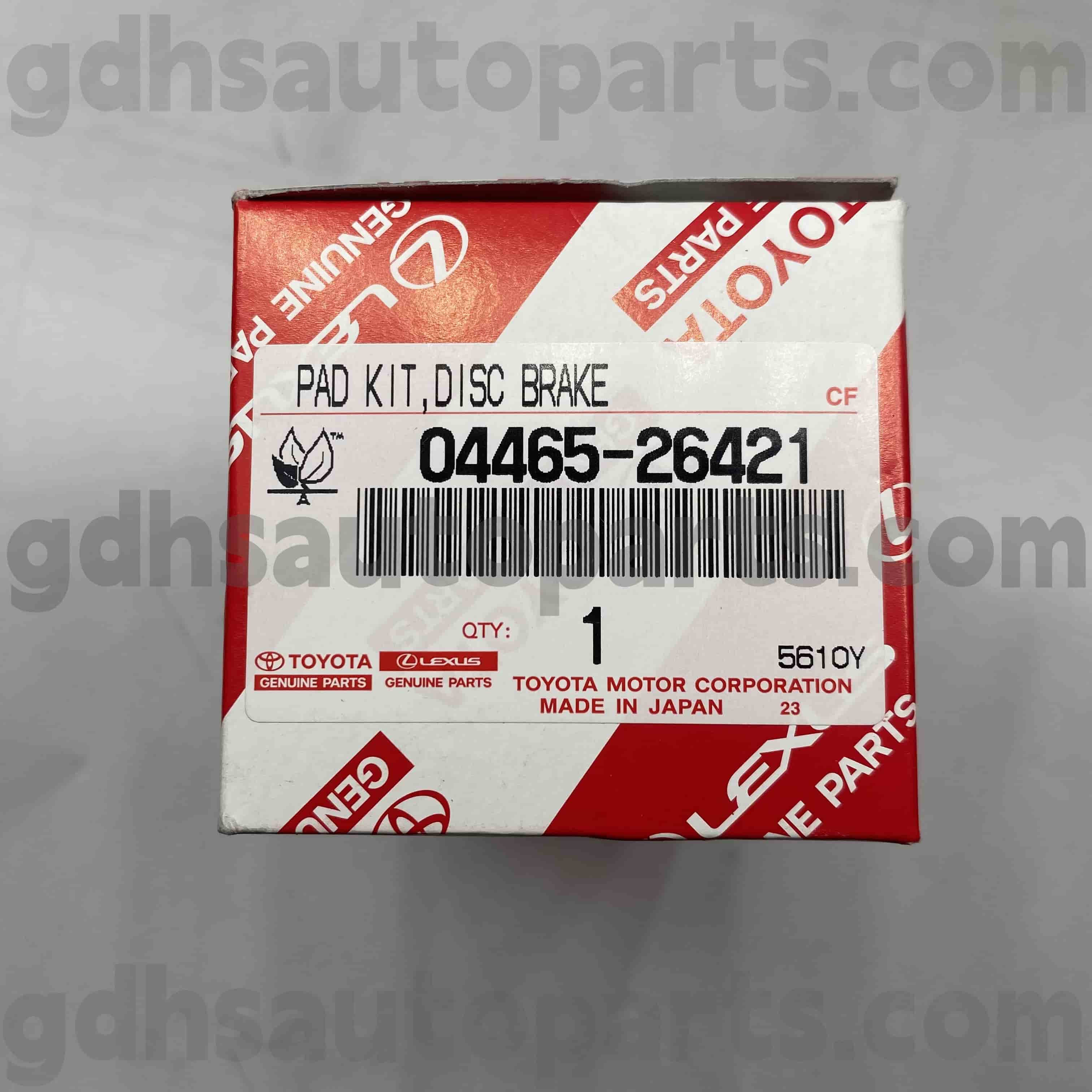 04465-26421 Toyota шынайы бөліктері HiACE SHASSIS жоқ. TRH203 / 213/223