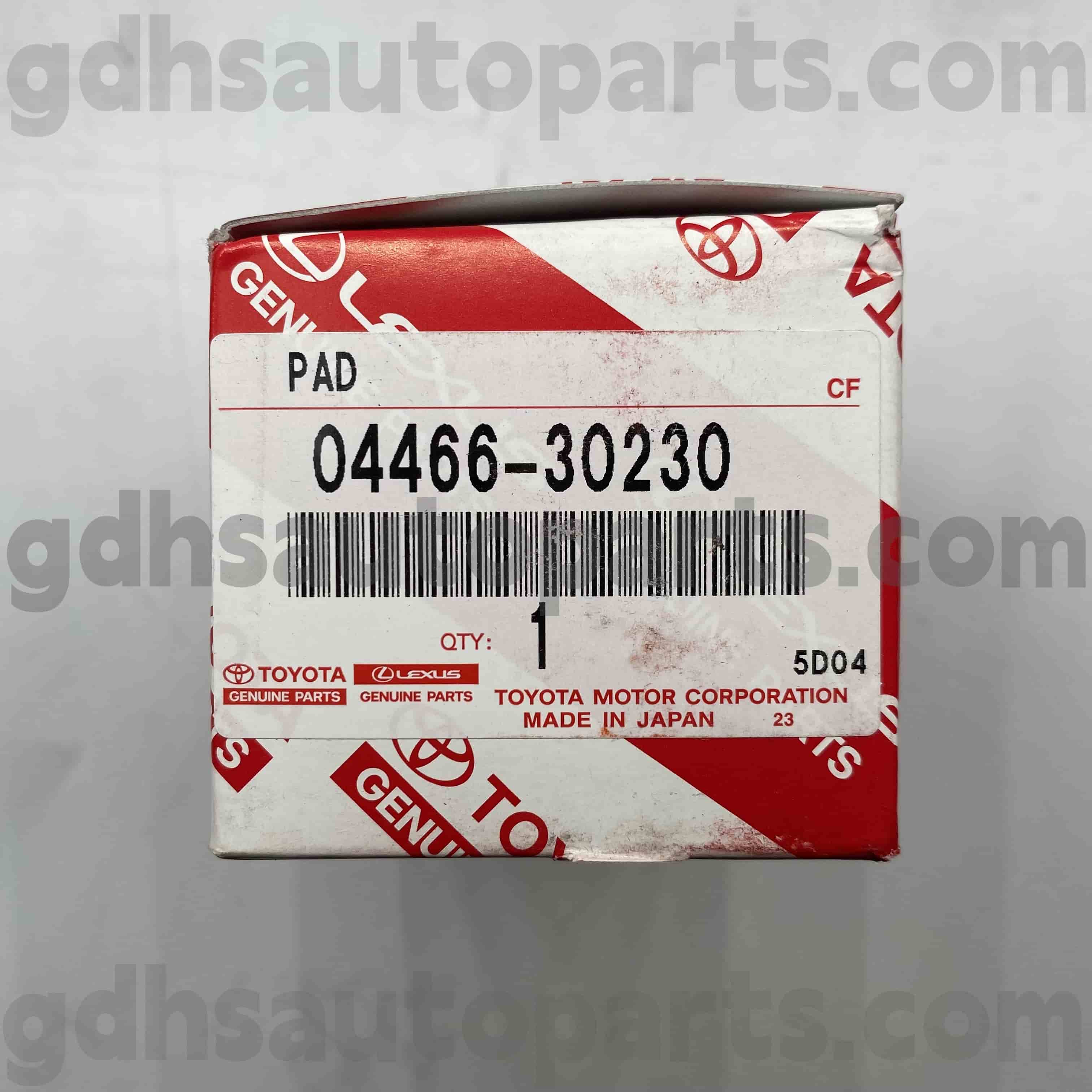 04466-30230 Toyota түпнұсқа бөліктері, x, тәж, Рейз шасси жоқ. GRS20 # GRX13 #