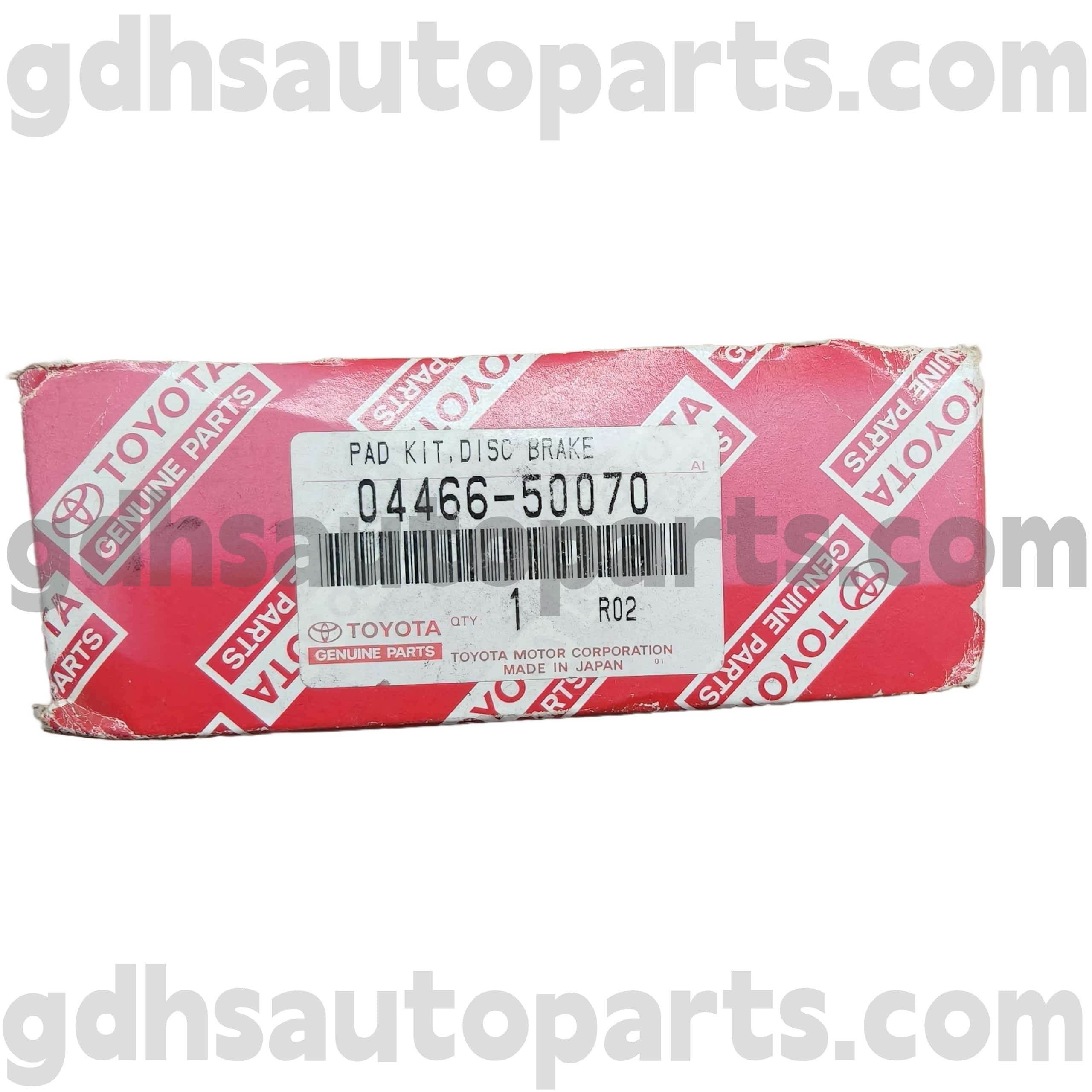 04466-50070 Toyota шынайы бөлшектері Lexus LS400 шассиіне арналған артқы тежегіш жастықшалар. Ucf10 -9208