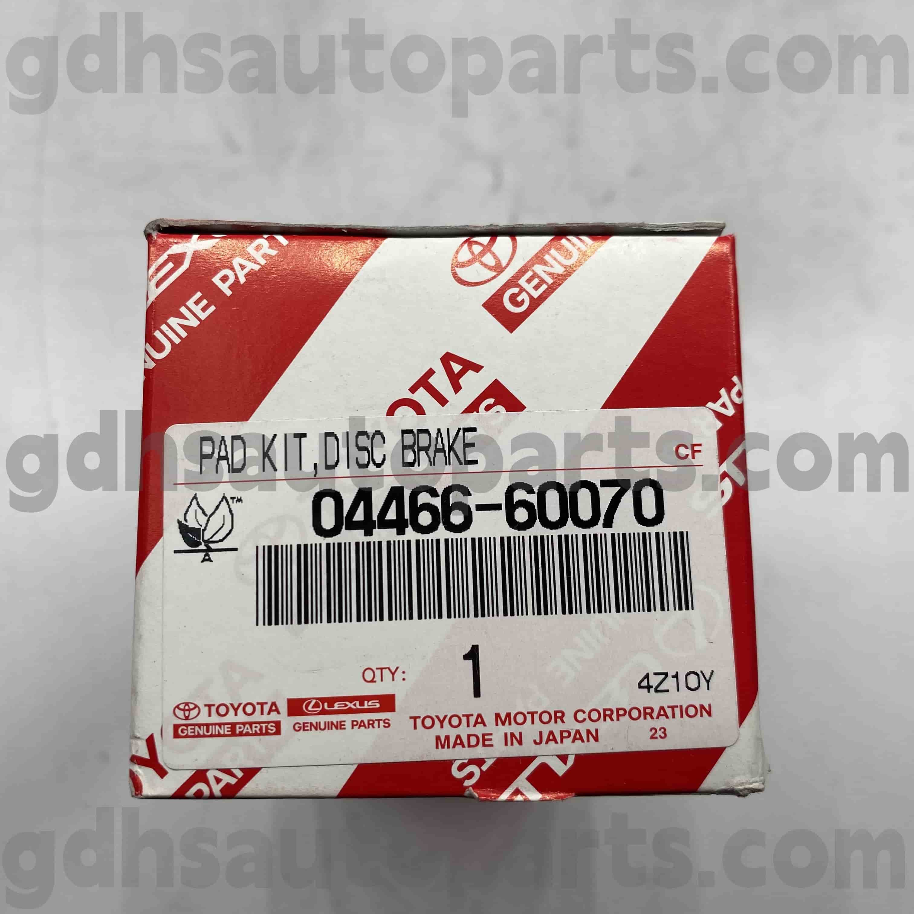 04466-60070 Toyota шынайы бөліктері Land Cruiser үшін артқы тежегіш жастықшалар, LX470 шасси жоқ. Fzj100 uzj100