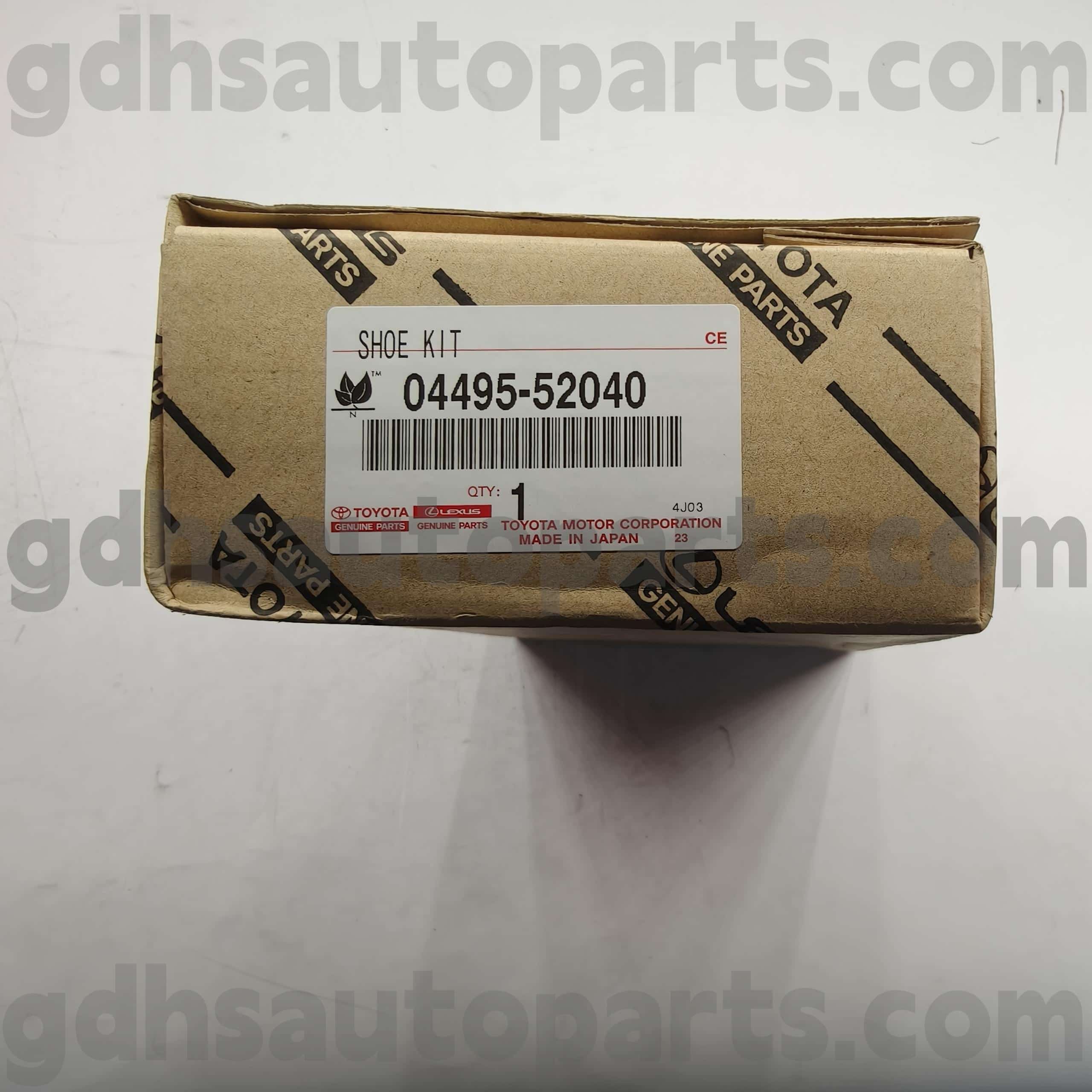 04495-52040 Toyota шынайы бөліктері CELICA, Toyota XA, платц-шасси жоқ. AXP4 # ZZZE12 #