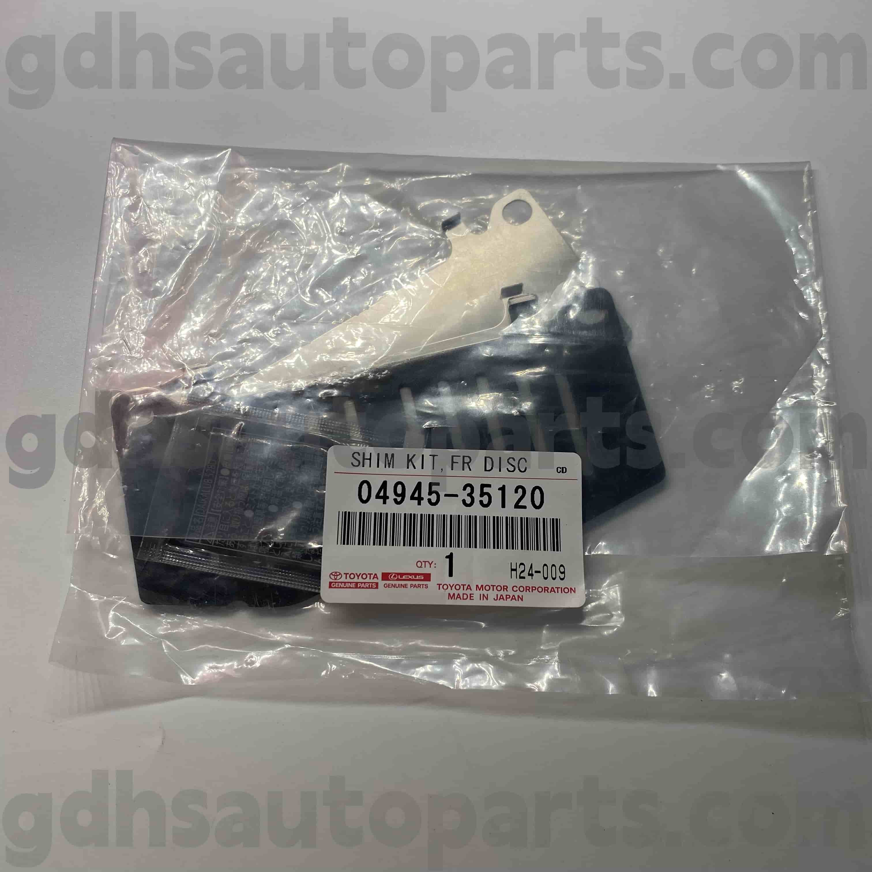 04945-35120 Toyota шынайы бөліктері Land Cruiser Prado, Fortuner, Hilux Chassis NoR Fortuner. TRJ120
