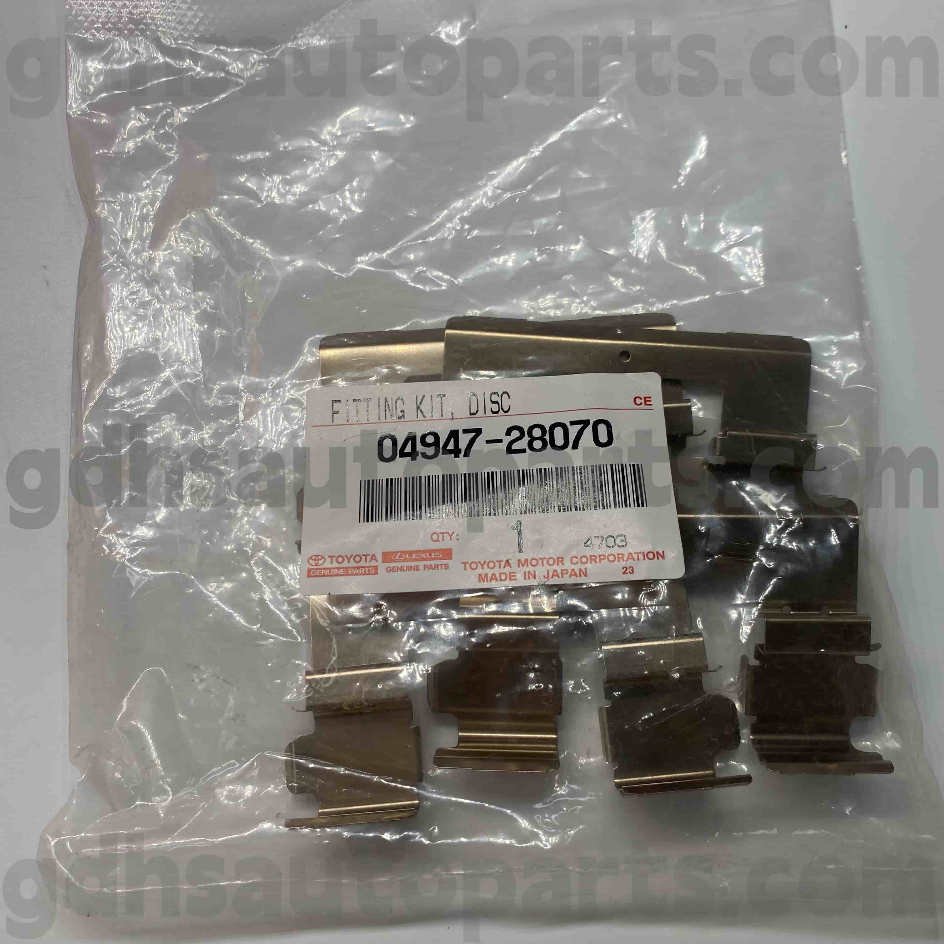 04947-28070 Toyota шынайы GGH3