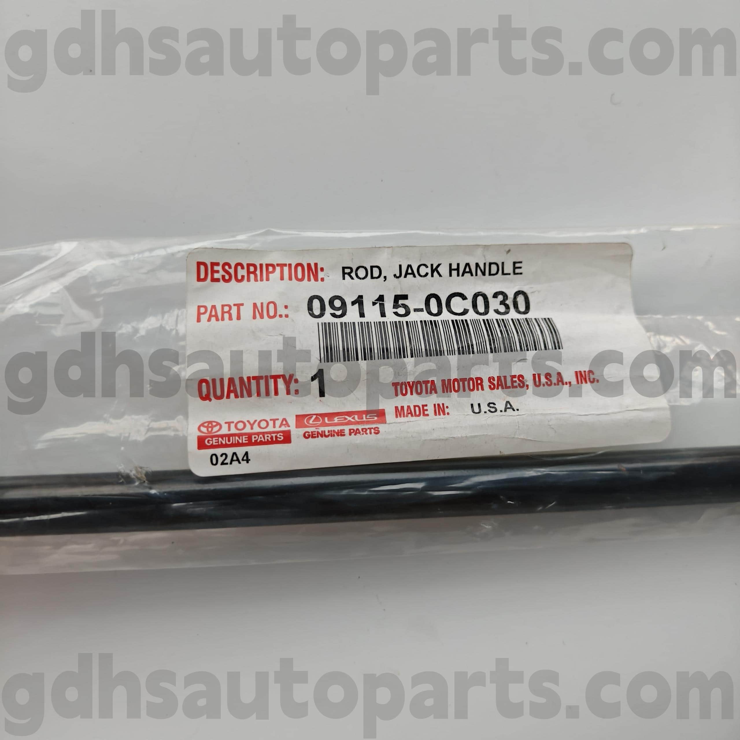 09115-0c030 Toyota Toyota Шынайы бөліктер Такома, Sequoia, Tundra Chassis жоқ. Uck6 #