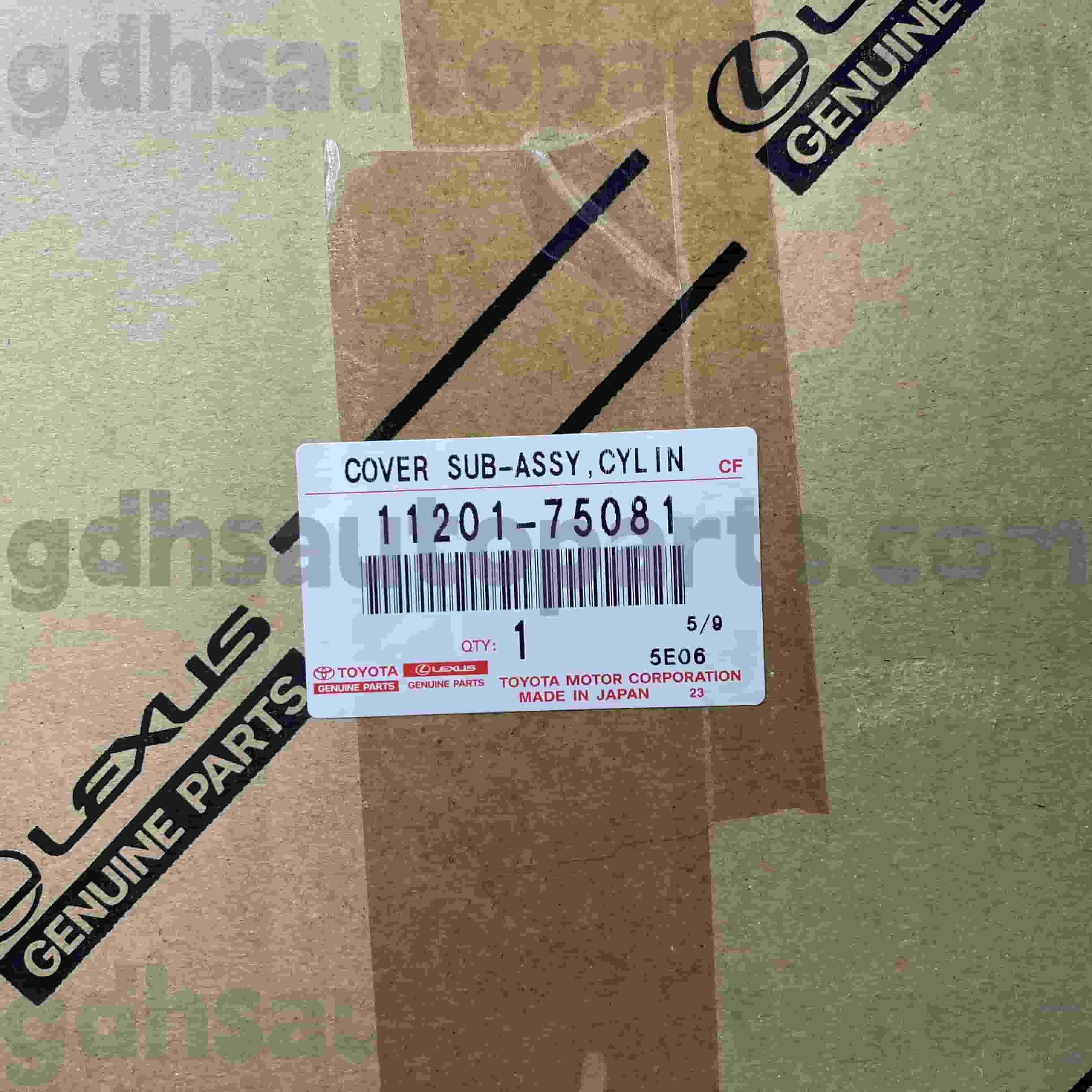 11201-75081 Toyota түпнұсқа бөлшектері NO.TRJ152 шассиге арналған цилиндр қақпағының қосалқы жинағы
