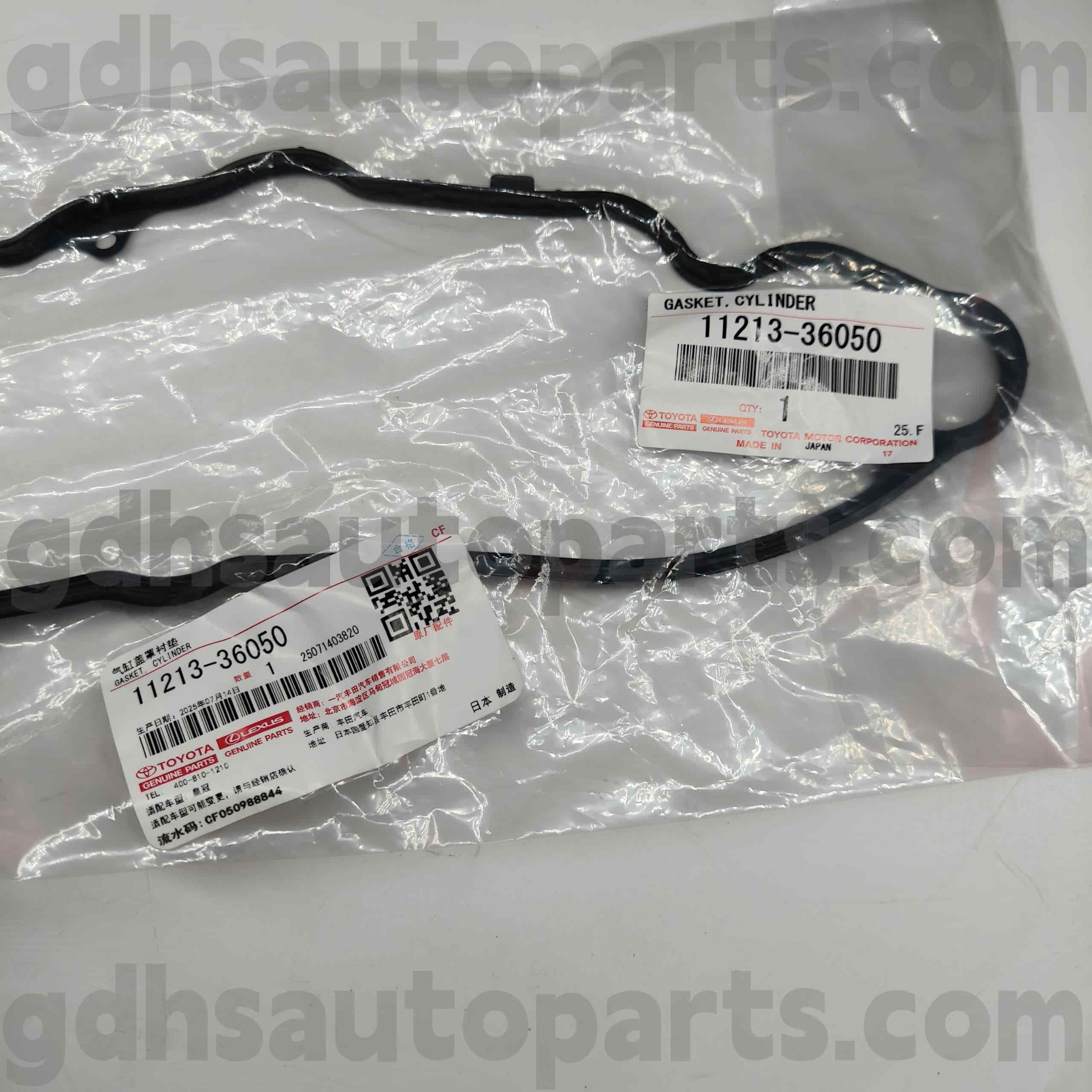 11213-36050 Toyota түпнұсқа бөлшектері HARRIER/HYBRID，LEXUS IS SERIES шассиі №.ASU55 үшін клапан қақпағы тығыздағыш