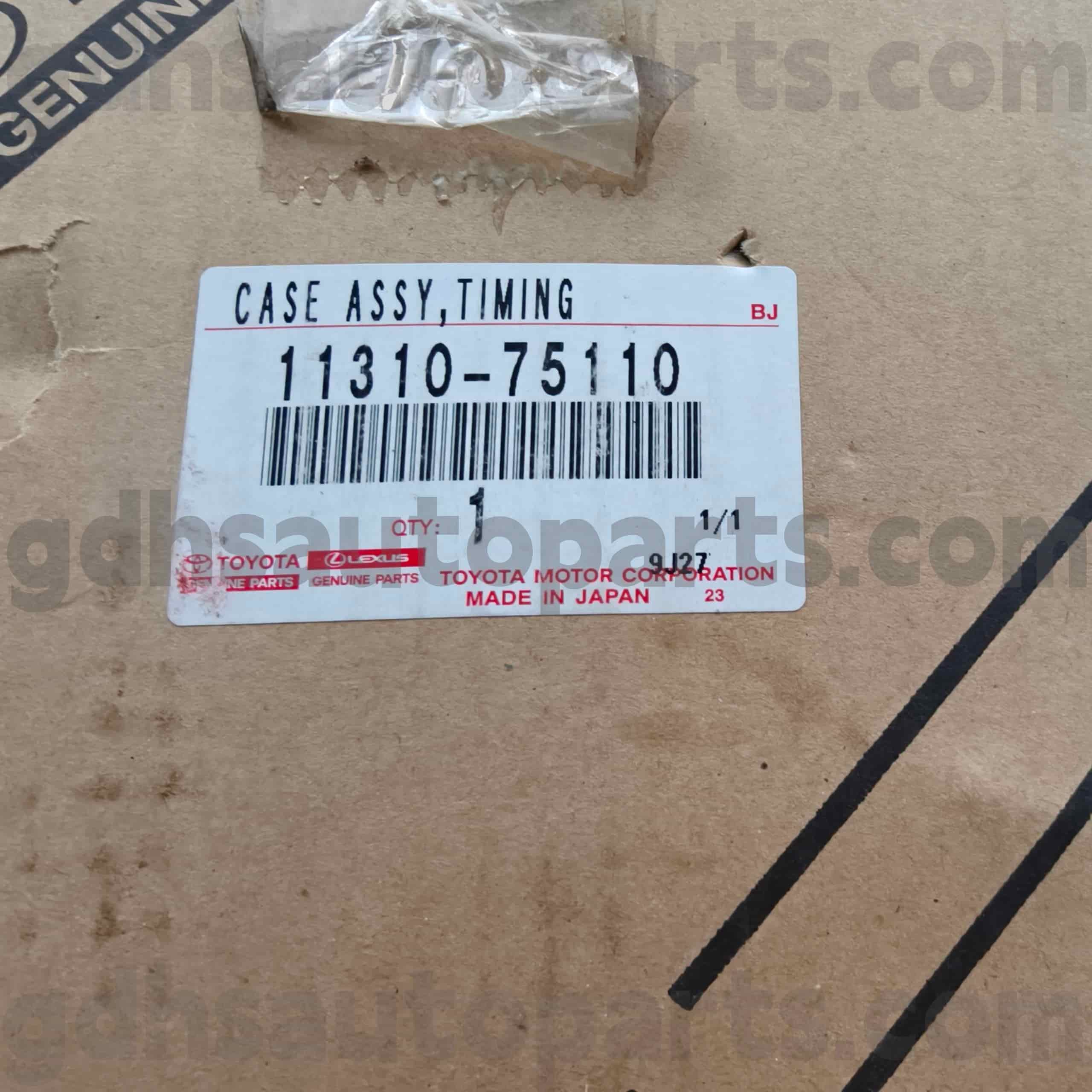 11310-75110 LAND CRUISER PRADO, TACOMA шассиі NO.TRJ150 үшін Toyota түпнұсқа бөлшектерінің уақыттық қақпағы