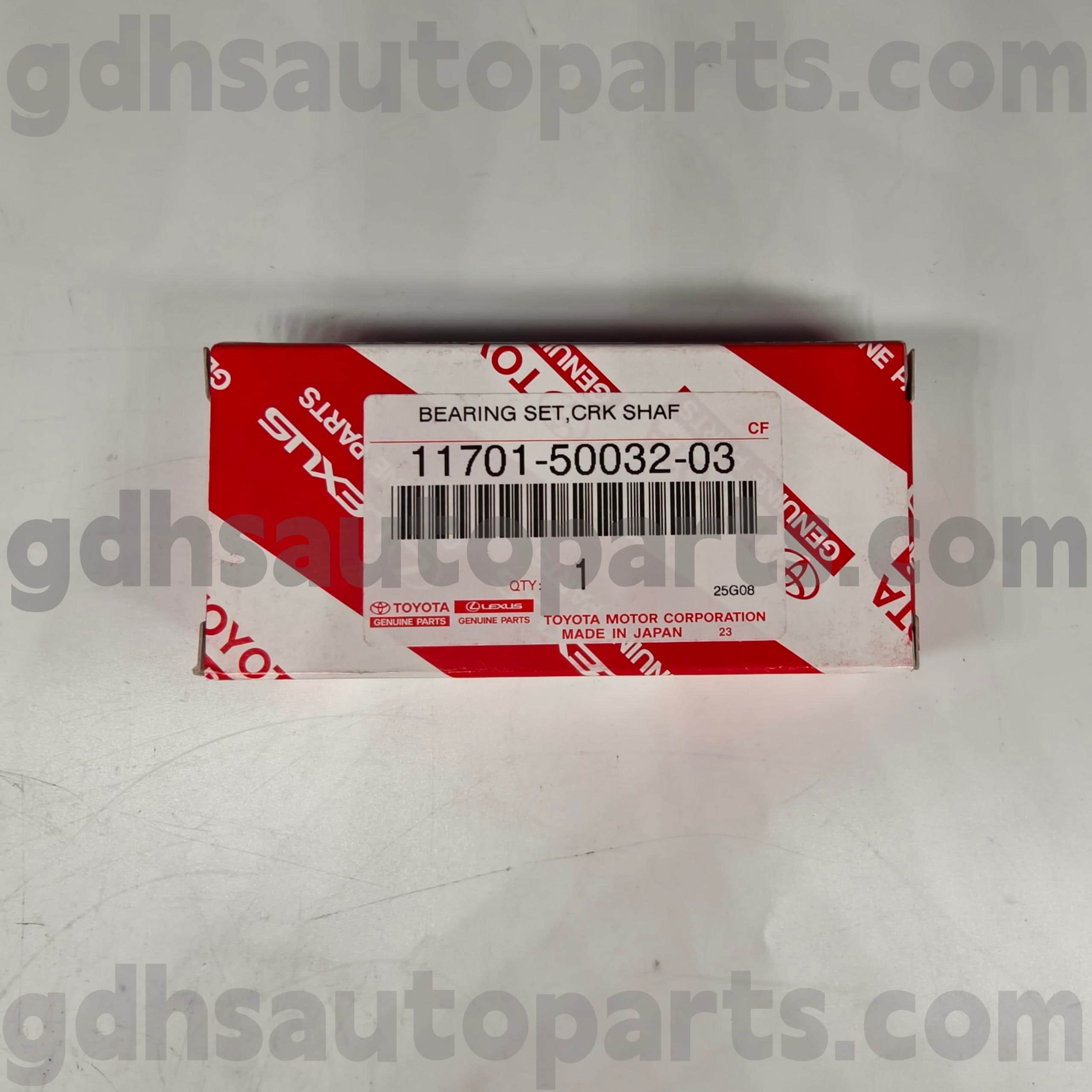 11701-50032-03 Toyota түпнұсқа бөлшектері LAND CRUISER, LEXUS GX470 шассиі NO.2UZFE..UZJ200 үшін иінді біліктің мойынтіректері