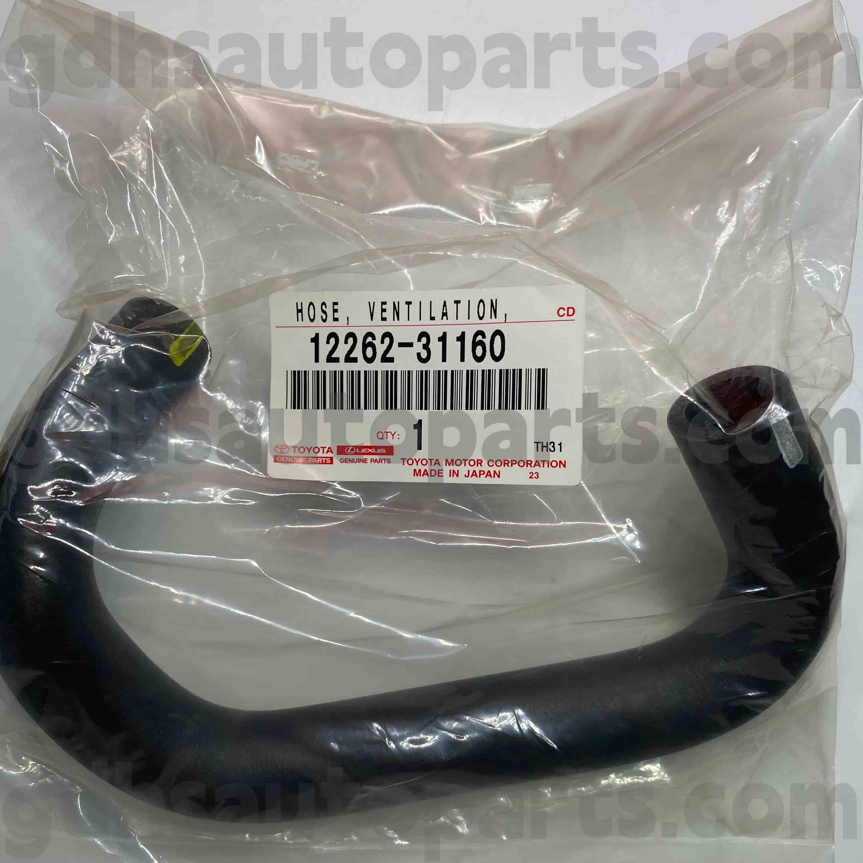 12262-31160 Toyota түпнұсқа бөлшектері LAND CRUISER шассиіне арналған сору құбыры NO.GRJ200