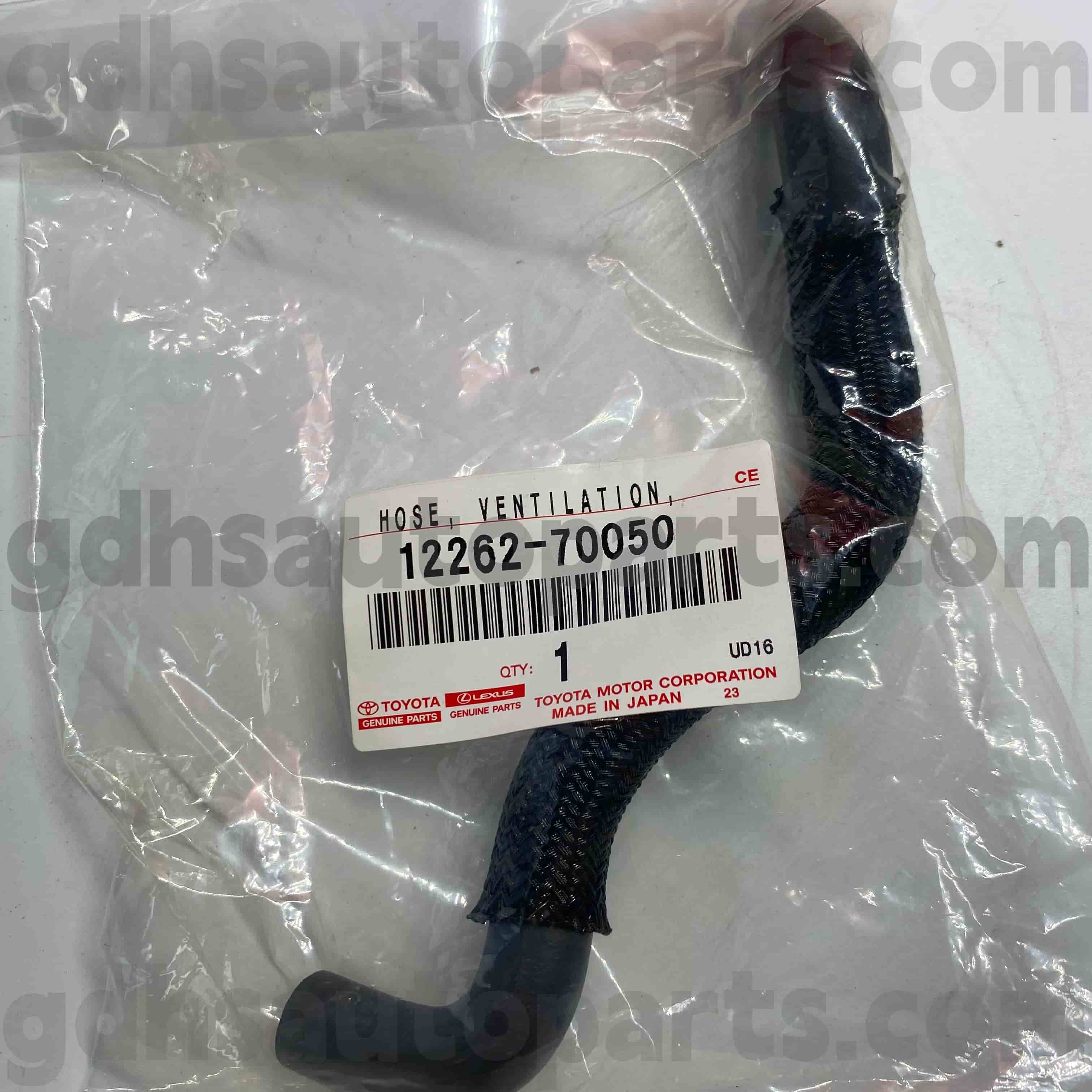 12262-70050 Toyota түпнұсқа бөлшектері CRESTA, CROWN COMFORT, LEXUS IS200/300 шассиіне арналған PCV клапаны NO.1GFE..GX11#..GD,IR