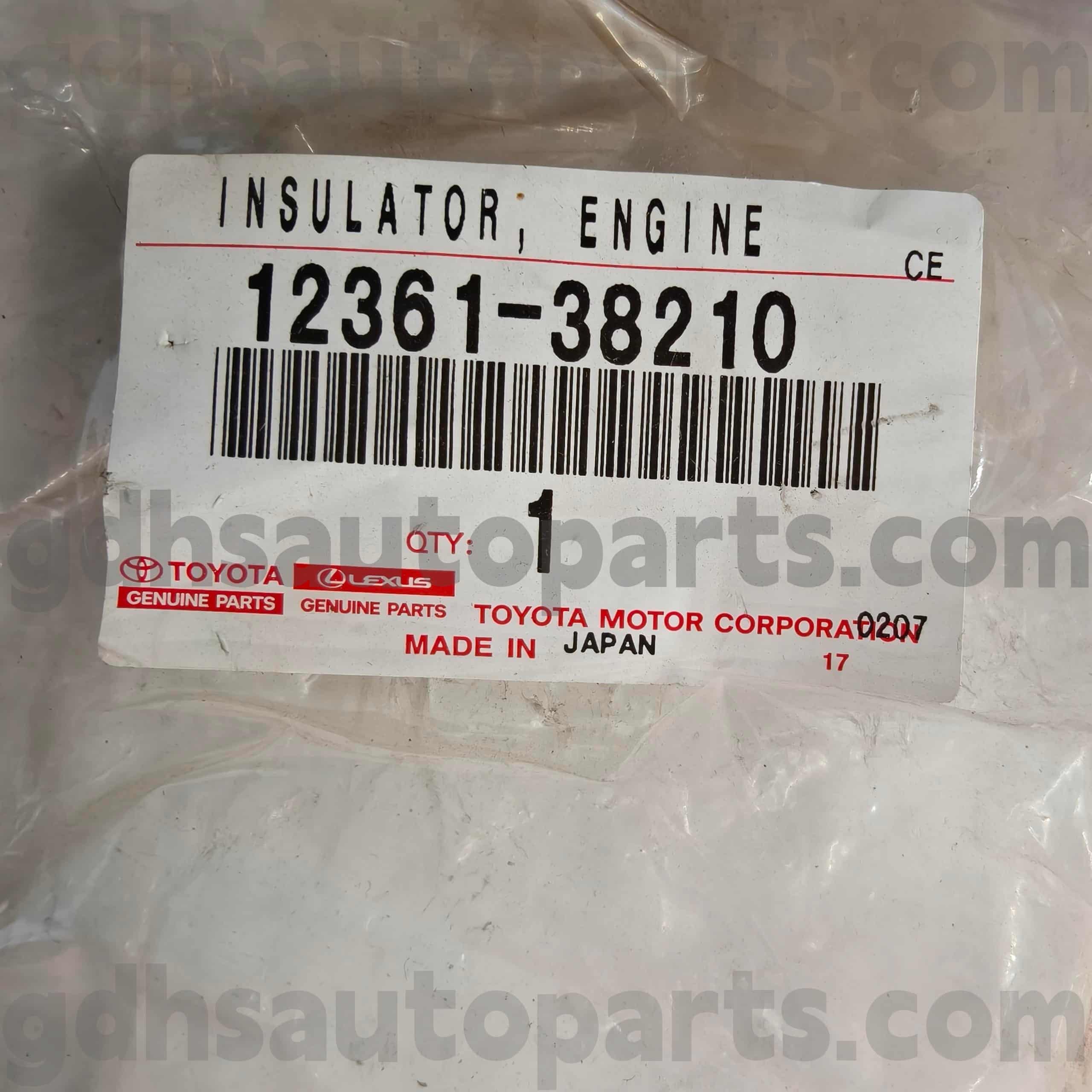 12361-38210 Toyota түпнұсқа бөлшектері LEXUS LS460/460L шассиіне арналған алдыңғы қозғалтқыш тірегі №1URFSE USF45 46