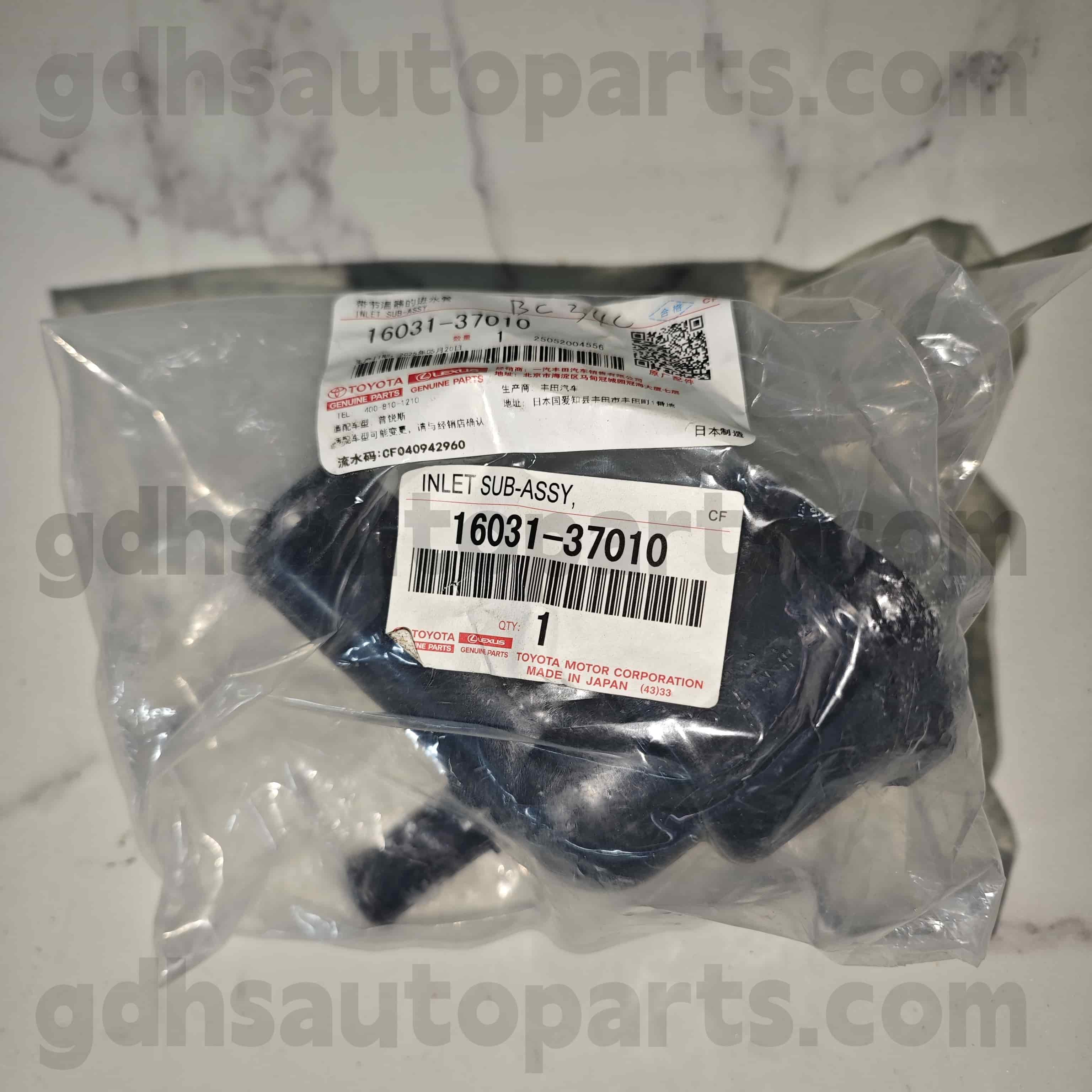 16031-37010 Toyota Шынайы бөліктері Prius Phv үшін термостат, королла шасси жоқ. 2ZRFXE..ZW50