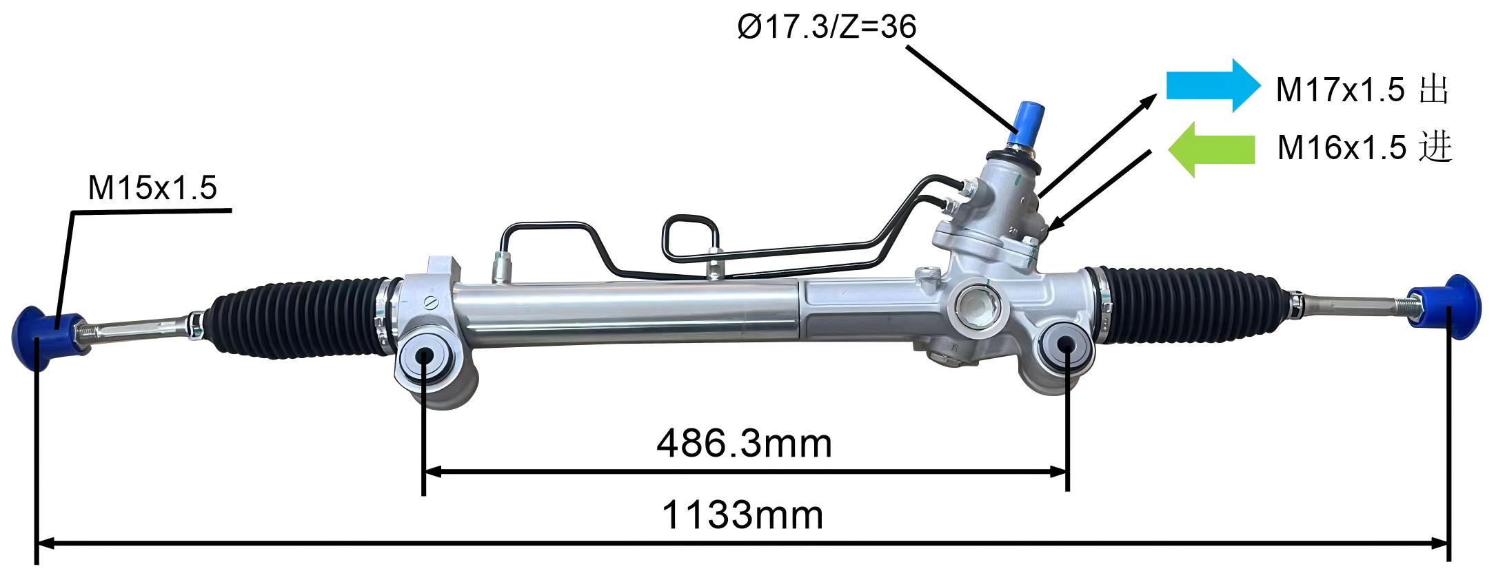 44200-06280 Автокөлік рульдік механизмі