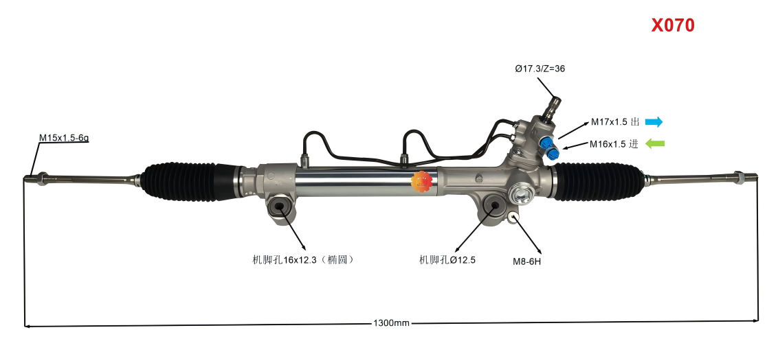 44200-0K040 Автокөлік рульдік механизмі