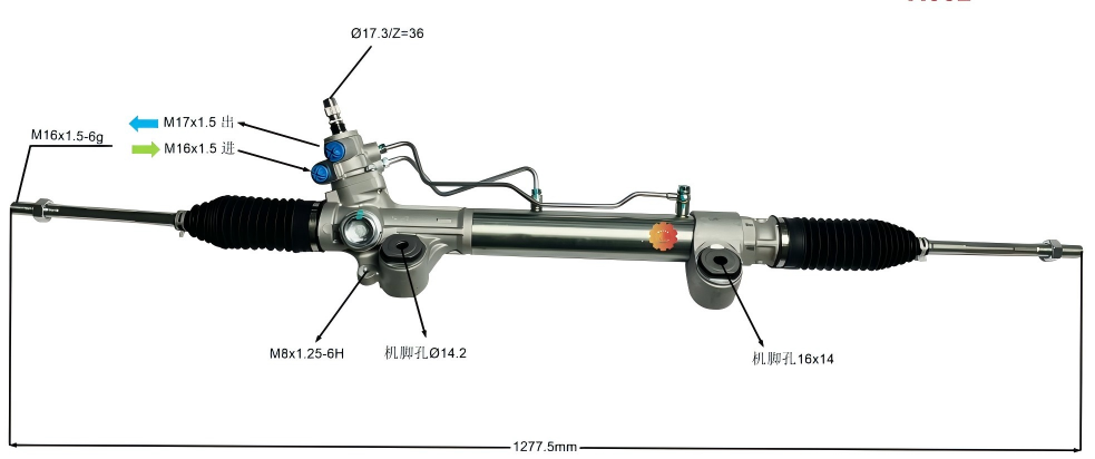 44200-0k721 Автокөлік рульдік механизмі