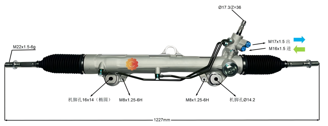 44200-60170 Автокөлік рульдік механизмі