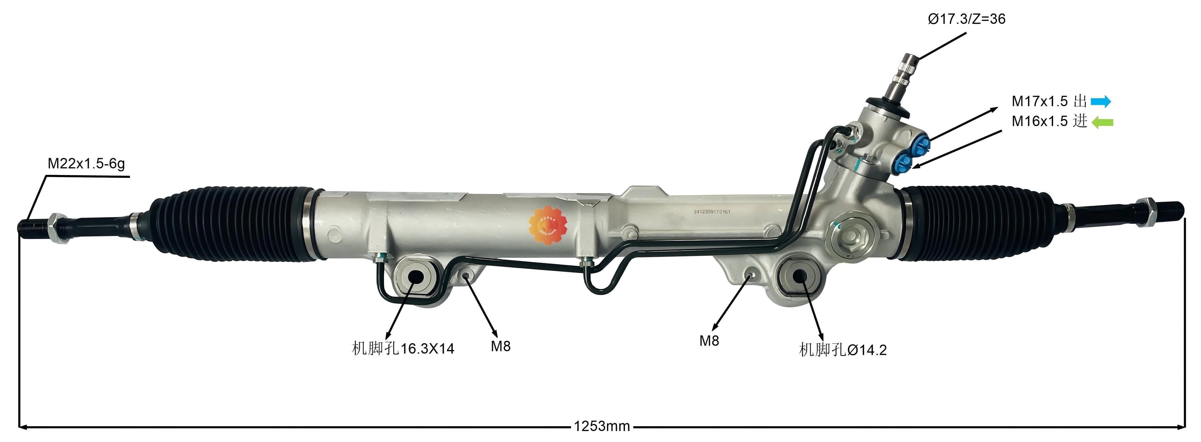 44250-0C070 Автокөлік рульдік механизмі