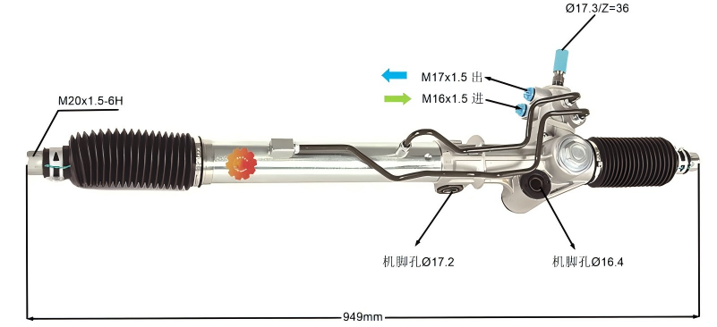 44250-60012 Автокөлік рульдік механизмі