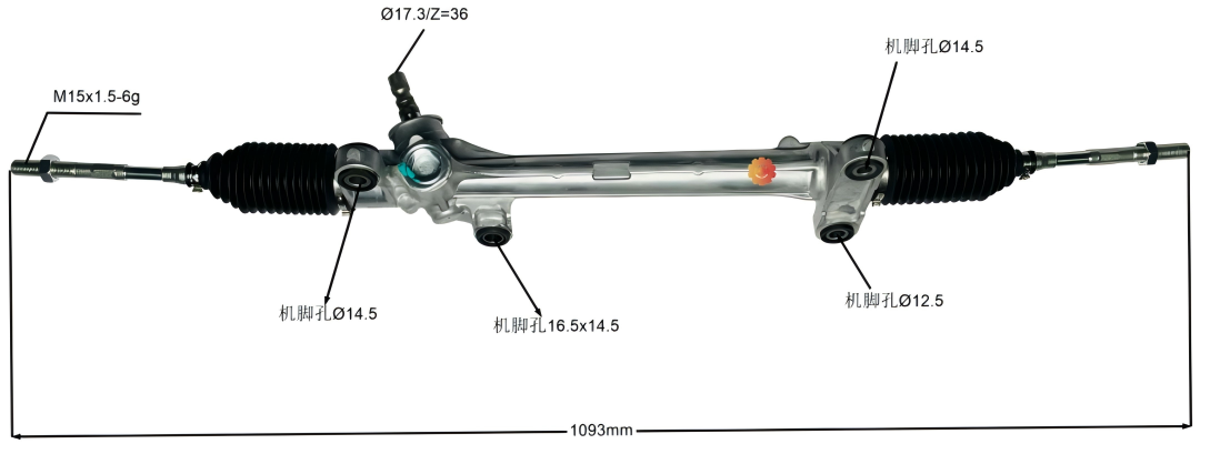 45510-12450 Автокөлік рульдік механизмі