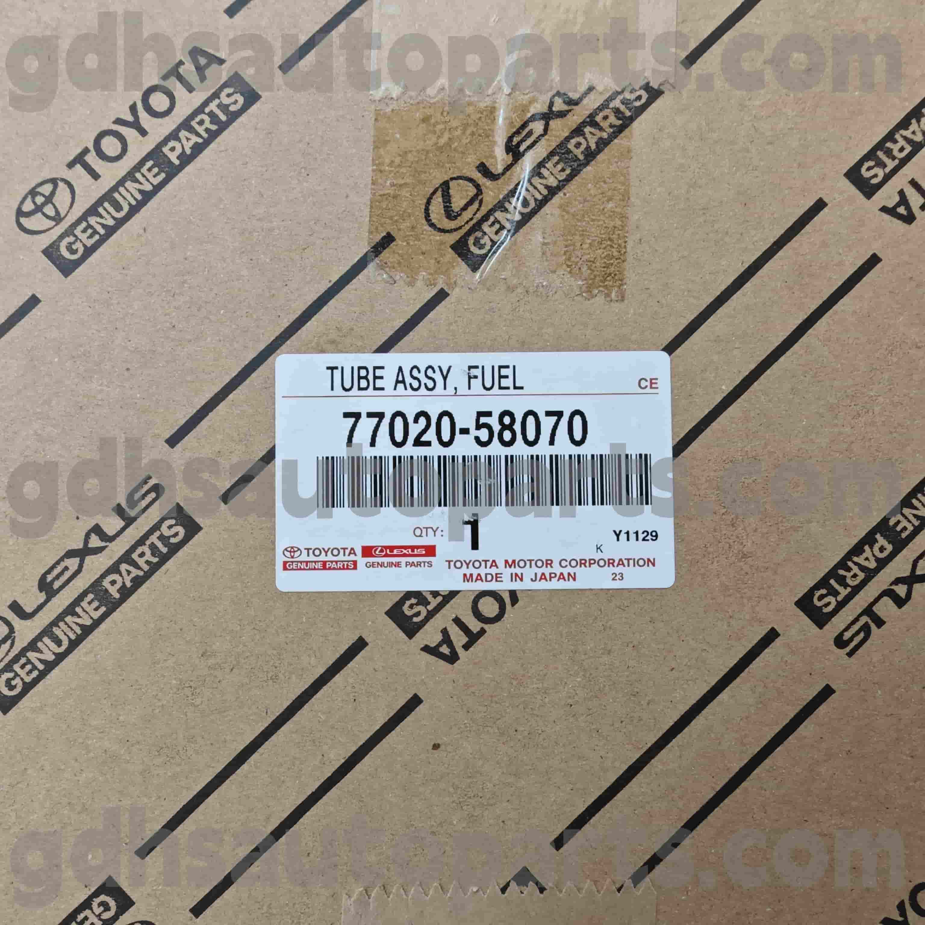 77020-58070 Toyota шынайы бөлшектері Альфорд / Веллфирге арналған отын сорғысы, Lexus LM350 / LM300H шасси жоқ. GGH30