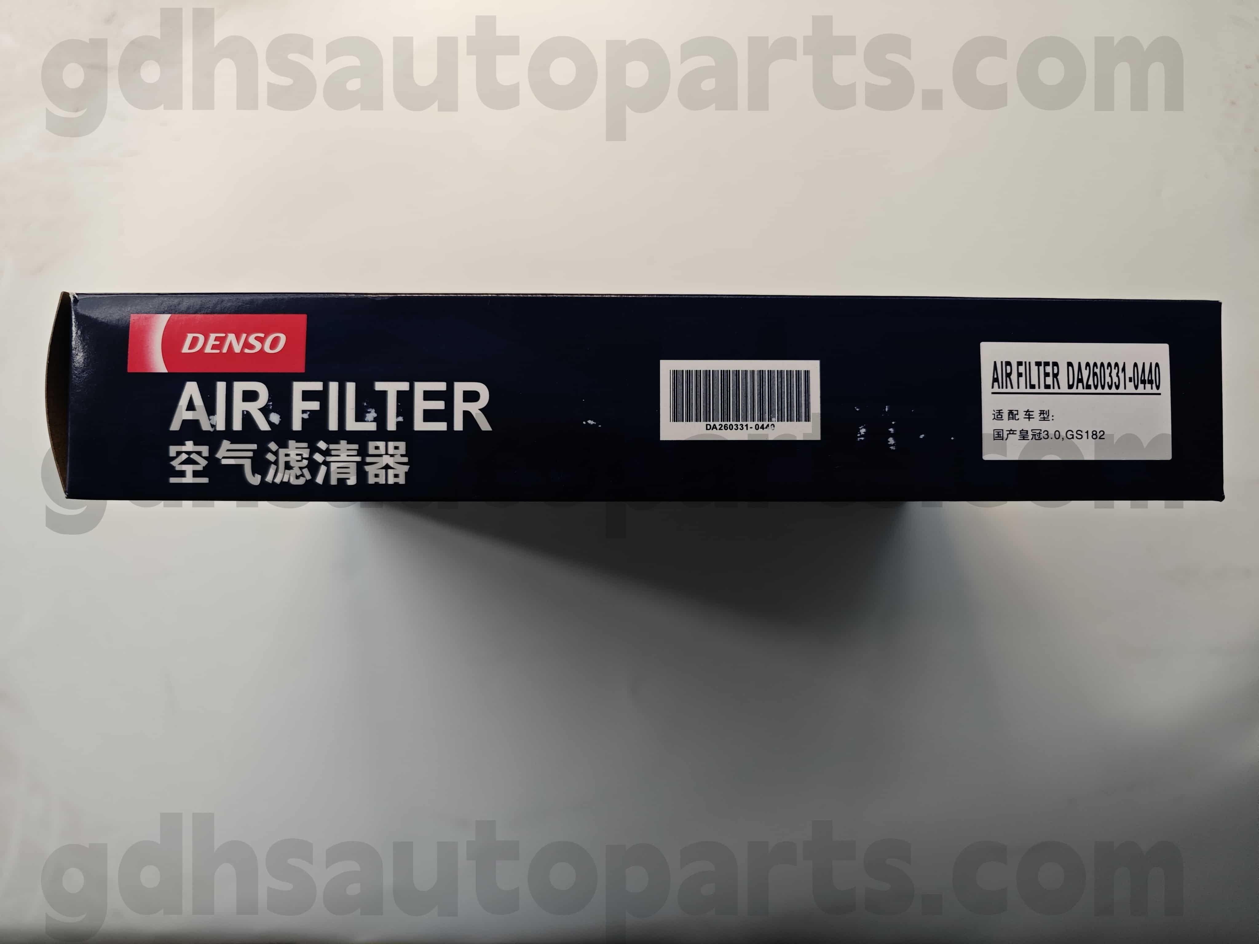Da260331-0440 Toyota шынайы бөліктері Crown Chassis үшін ауа сүзгісі жоқ. 3grfe, 5grfe..grs18 # OE жоқ. 17801-0p020