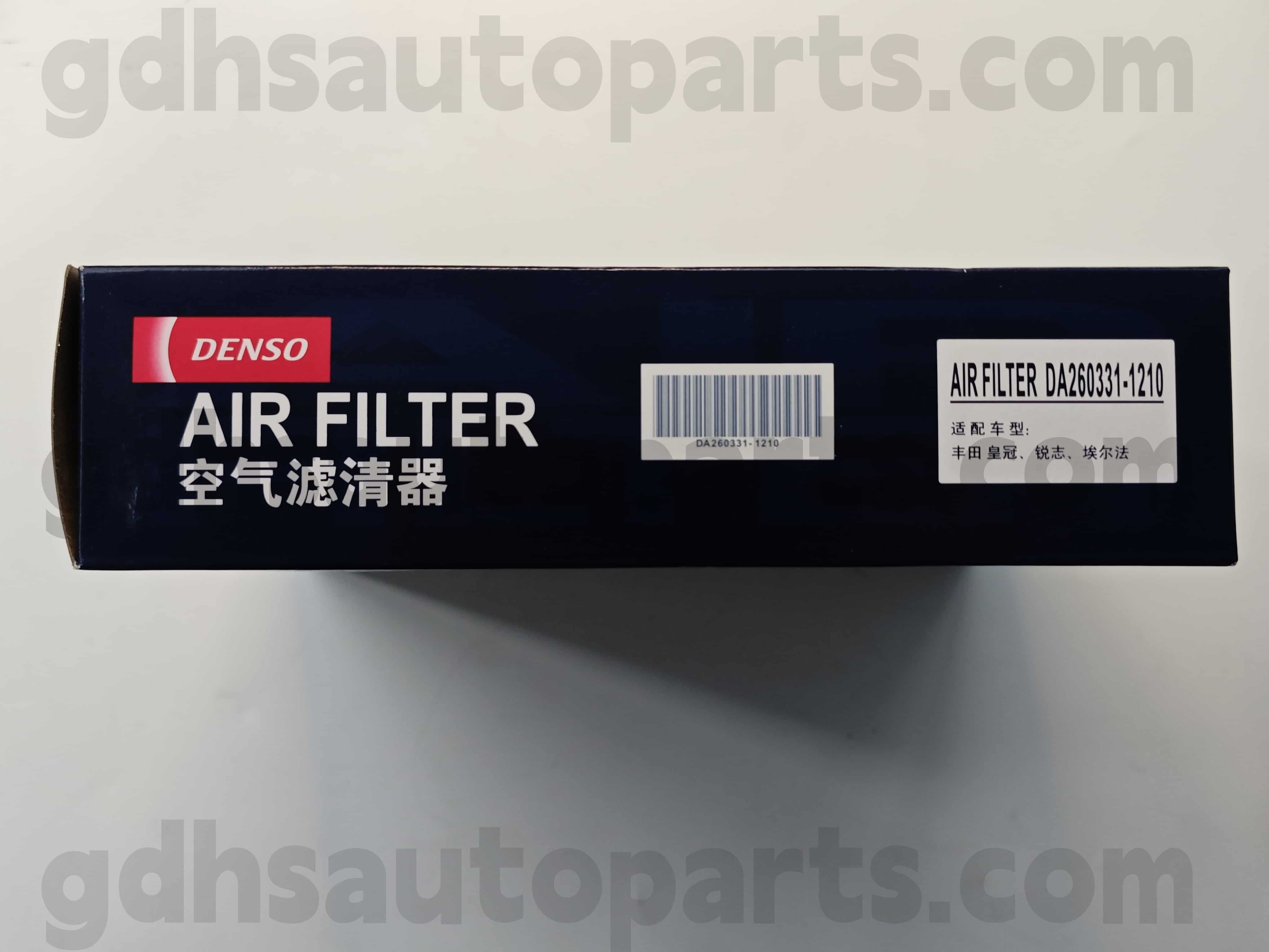 DA260331-1210 Toyota түпнұсқа бөліктері AE жоқ ауа сүзгісі. 17801-AZF16