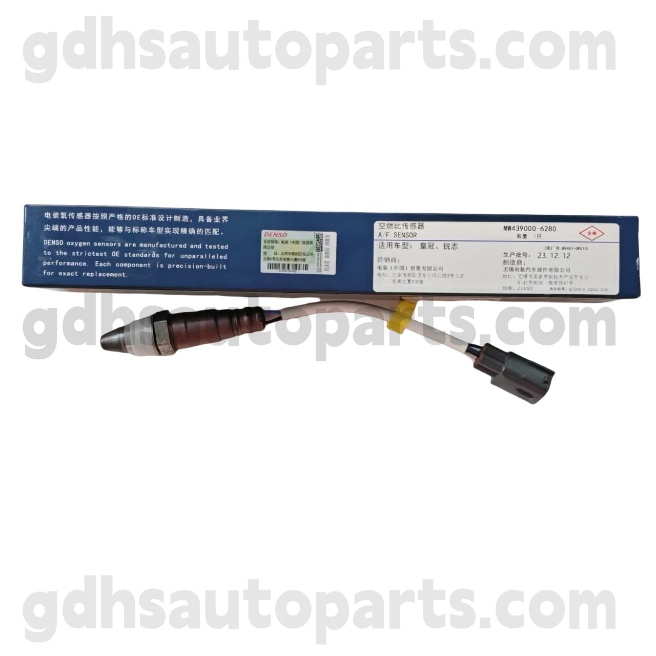 MW439000-6280 Toyota шынайы бөлшектері Рейзат үшін алдыңғы оттегі сенсоры, тәжі шасси. GRS218 OE жоқ. 89467-0p010
